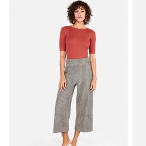 Ribbed Elbow Sleeve Sweater